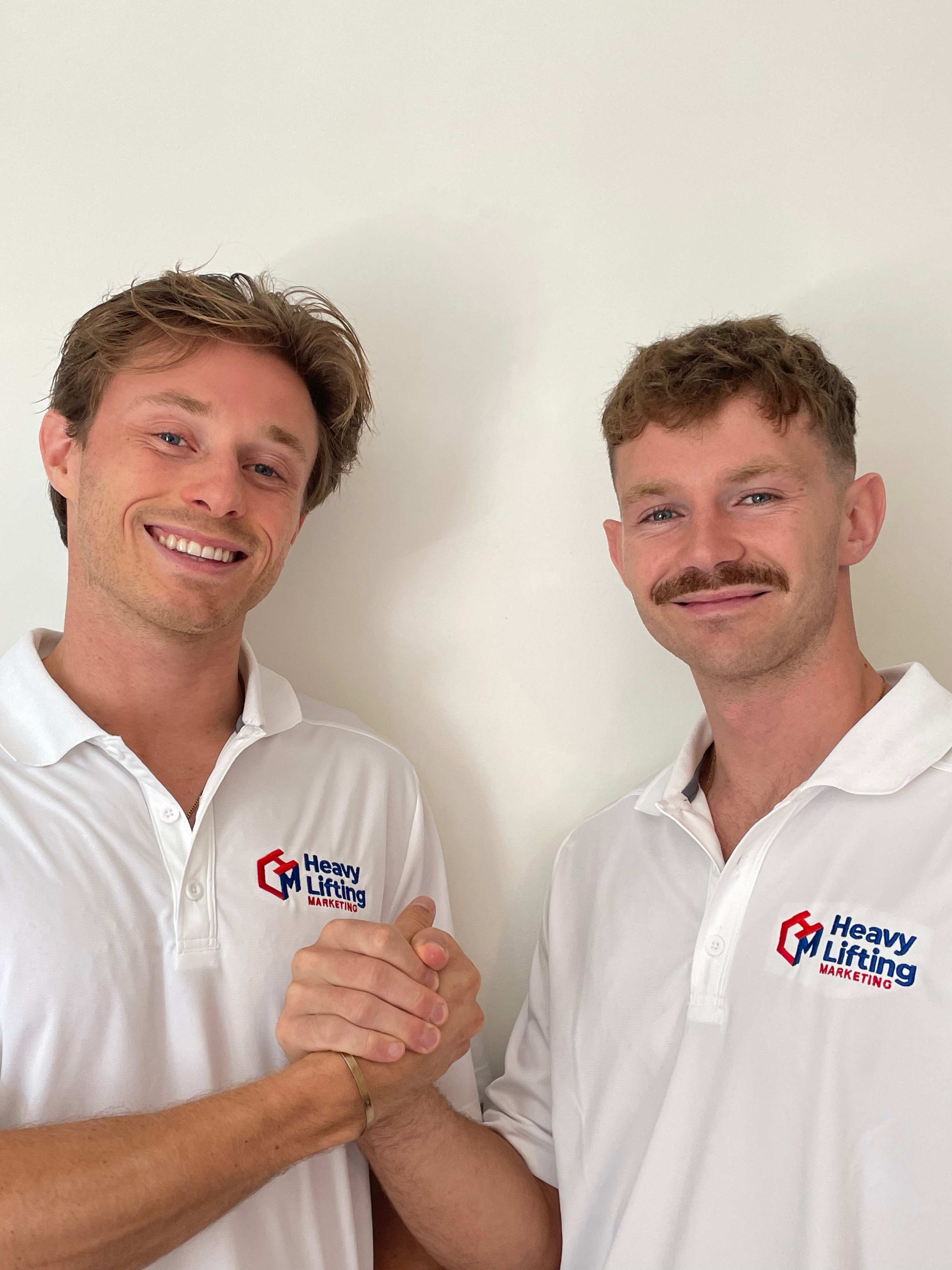 Brian and Vincent Moulton, founders of Heavy Lifting Marketing